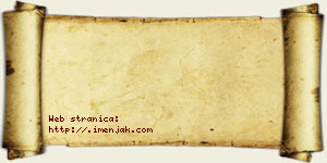 Negovanka Dedinac vizit kartica